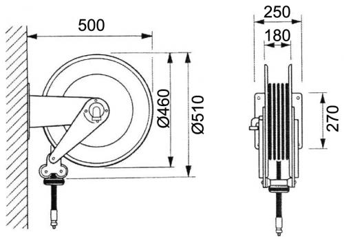 AUTOMATIC High flow · 10 or 15 m · Ø3/4" or 1"
